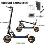 500W Electric Scooter with Off-Road Tires and Suspension