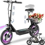 Caroma Peak 800W Electric Scooter with Seat
