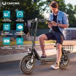 Caroma Peak 800W Electric Scooter with Seat