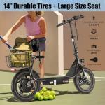 Caroma Peak 800W Electric Scooter with Seat