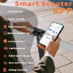 Qlaway 350W Electric Scooter with Seat and App Control