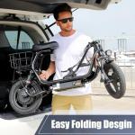 Caroma 1200W Electric Scooter for Adults with Seat