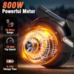 Long-Range Off-Road Electric Scooter, 30 MPH Speed