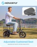 Hoverfly Z6 14" Foldable Electric Scooter with Seat