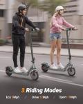 Fast Adult Electric Scooter - 19MPH, 21-Mile Range