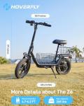 Hoverfly Z6 14" Foldable Electric Scooter with Seat