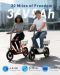 Hiboy Q2 Electric Scooter with Seat – 500W Motor