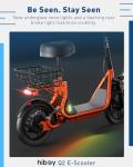 Hiboy Q2 Electric Scooter with Seat – 500W Motor