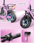 Urbanmax C1Pro Electric Scooter for Adults - Pink