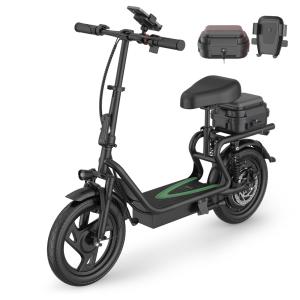 AOVOPRO 14" Foldable Electric Scooter with Suspension