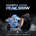 500W Adult Electric Scooter - 22MPH, 20 Mile Range