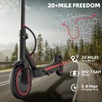 Folding Electric Scooter for Adults, 21 MPH Speed