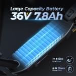 500W Adult Electric Scooter - 22MPH, 20 Mile Range