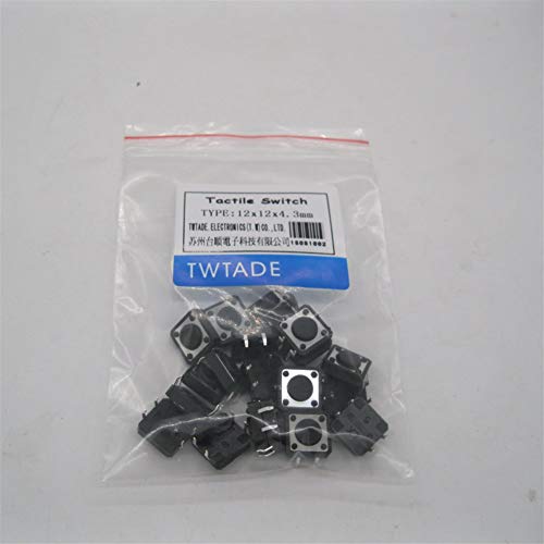 20 Pack Momentary Tactile Push Button Switches