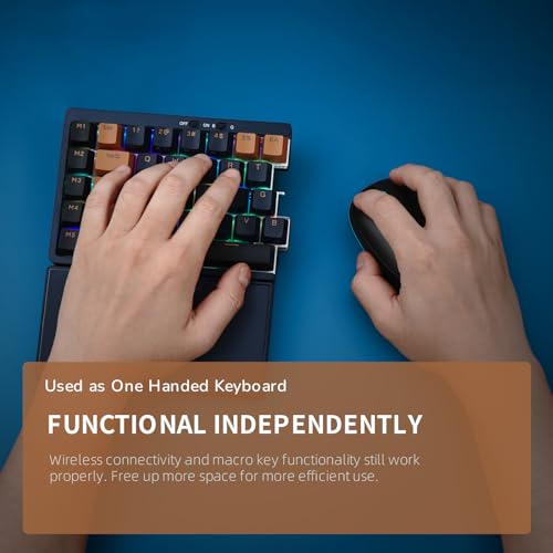 RK Royal Kludge RKS70 Split Wireless Gaming Keyboard