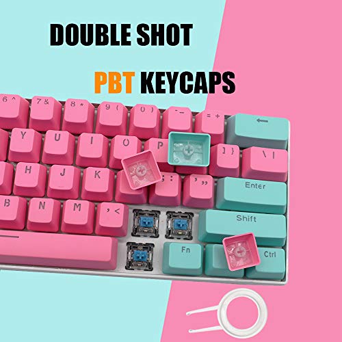 Guffercty 61 Key Miami Keycaps Set for Gaming