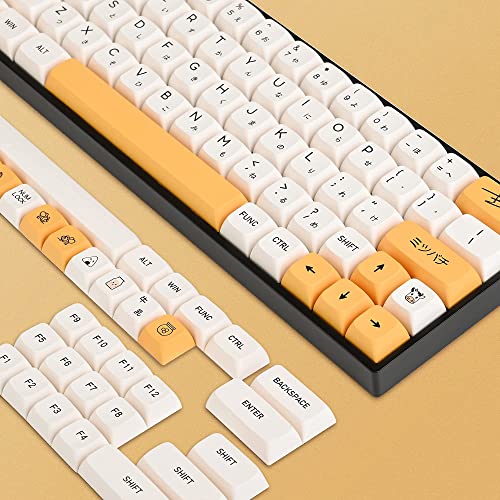 Guffercty GTSP XDA Honey Milk Keycap Set
