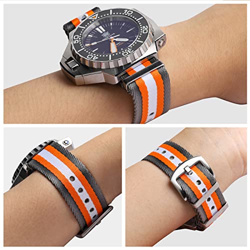 Multicolor Nylon Watch Strap 18mm 20mm 22mm