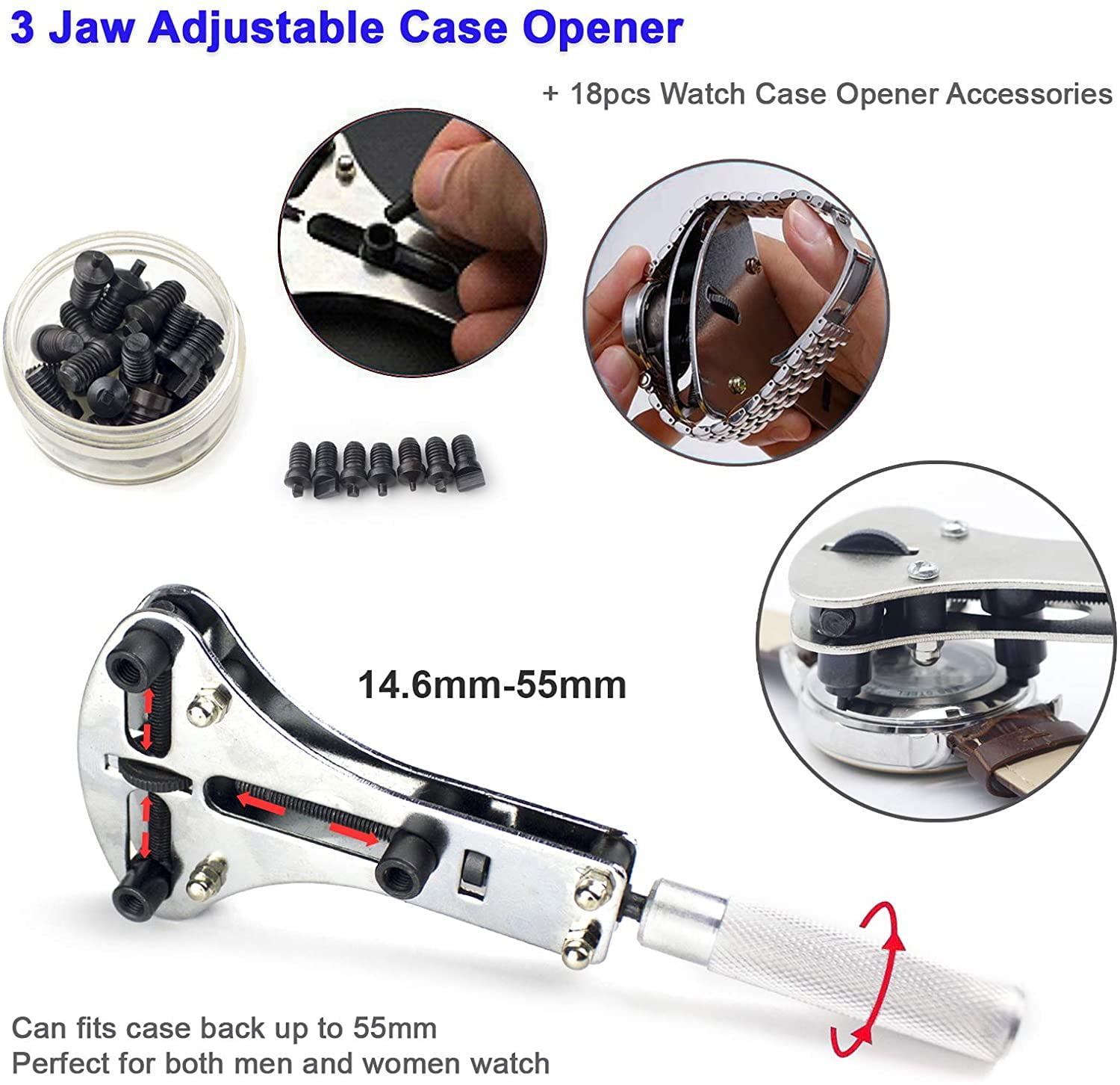 Watch Repair Tool Kit with Link Remover