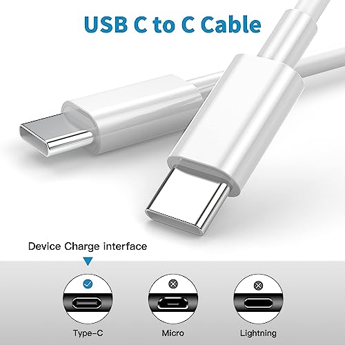 Fast USB-C to USB-C Charging Cable for iPhone 15