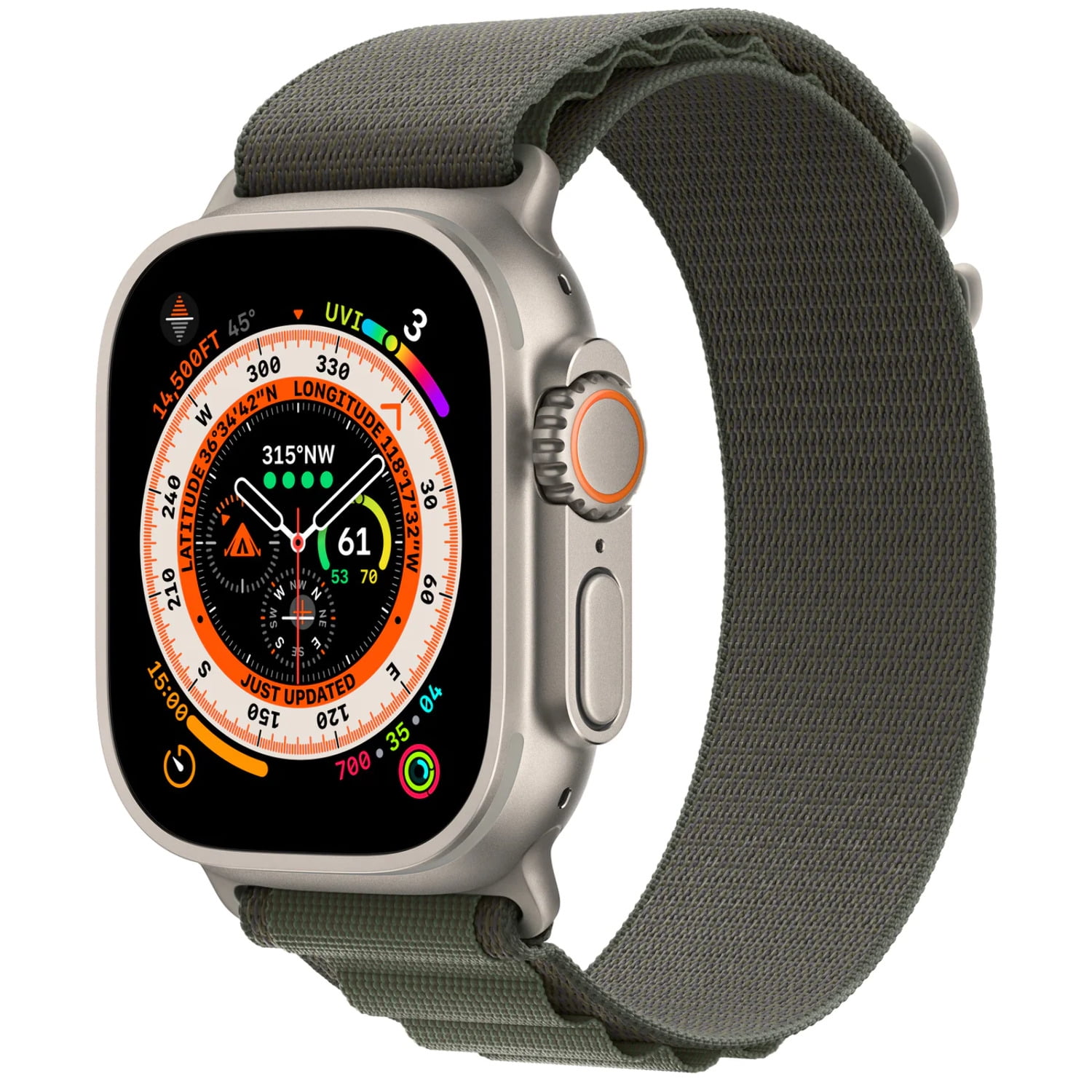 Apple Watch Ultra 49mm GPS + Cellular - Green Loop