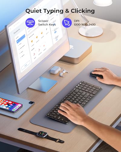 Rechargeable Bluetooth Keyboard and Mouse for Mac