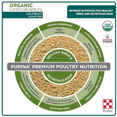 Organic Layer Crumbles Chicken Feed - 35 lb
