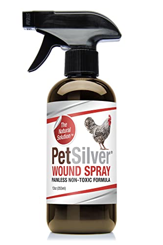 12 oz PetSilver Wound Spray for Chickens
