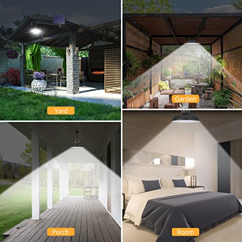 Solar Chicken Coop Pendant Light with Remote Control