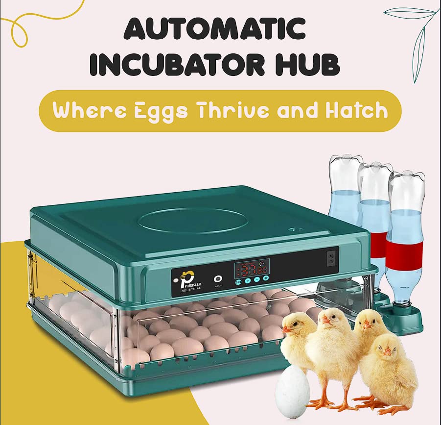 Industrial Egg Incubator, Automatic 48 Unit+Digital Display