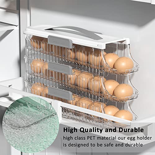 3 Layer Auto Rolling Egg Holder for Fridge