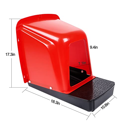 Large Chicken Nesting Boxes with Perch Roll