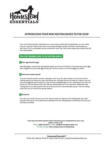 3 Compartment Roll Out Nesting Box for Chickens