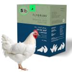 FLYGRUBS Non-GMO Chicken Feed with Extra Calcium (5lb)