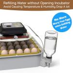 30 Egg Incubator with Humidity Display, Candler and Turner