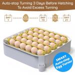 30 Egg Incubator with Humidity Display, Candler and Turner