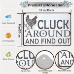 Funny Chicken Tin Sign for Home and Coop