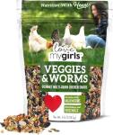 Chicken Snacks: Veggies & Worms - 5lb Bag