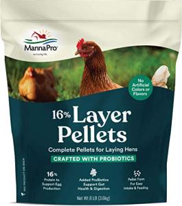 Manna Pro Layer Pellets Chicken Feed - 8 lb Bag