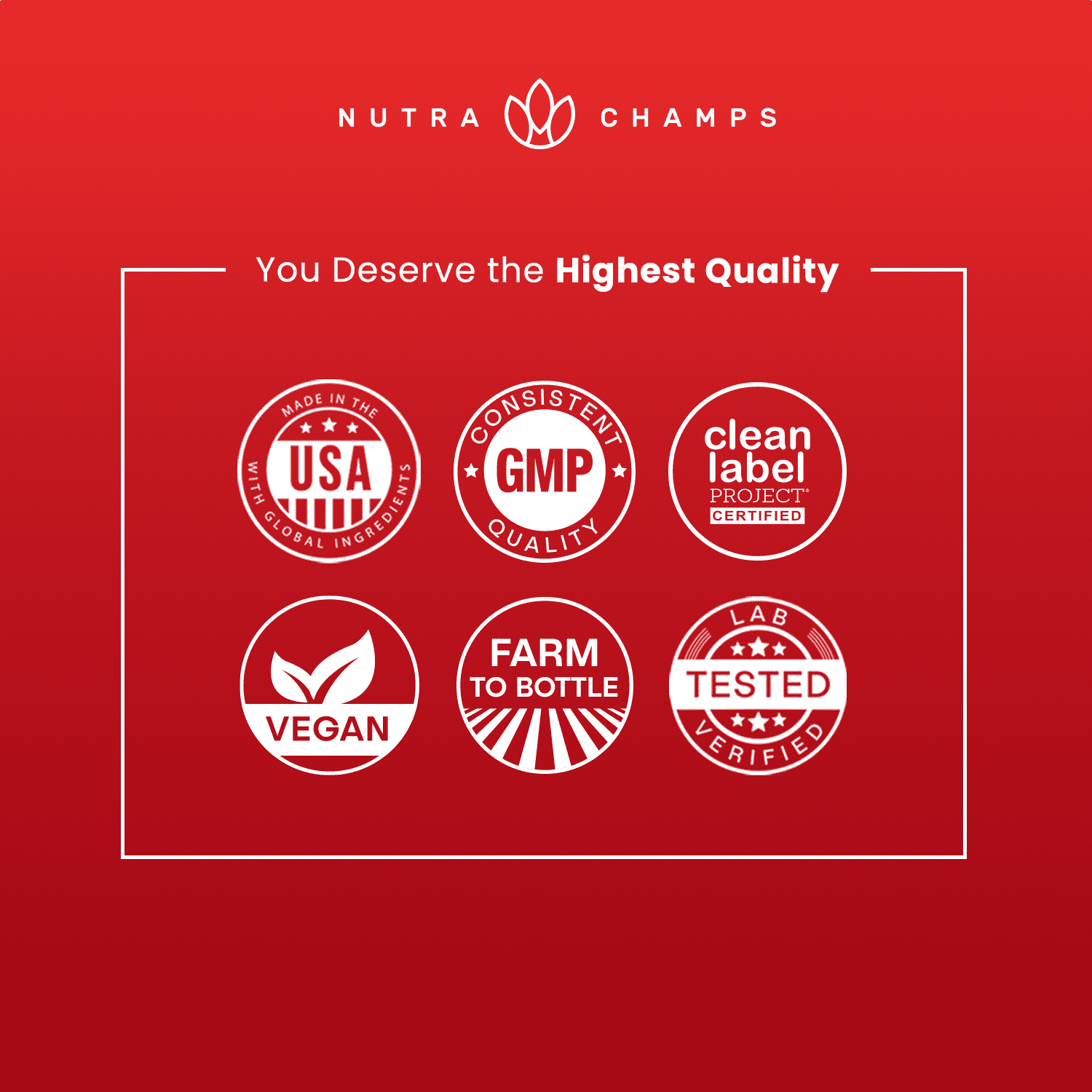 120 Vegan Capsules of NutraChamps Red Ginseng