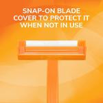 BIC Sensitive Disposable Razors for Men, 52 Count