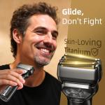 PongTHUMB Rechargeable Electric Razor with Trimmer