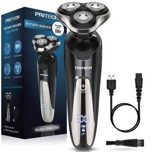 Rechargeable Waterproof Electric Razor for Men
