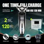 Rechargeable Waterproof Electric Razor for Men