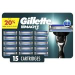 Gillette Mach3 Razor Blades for Men, 15 Count
