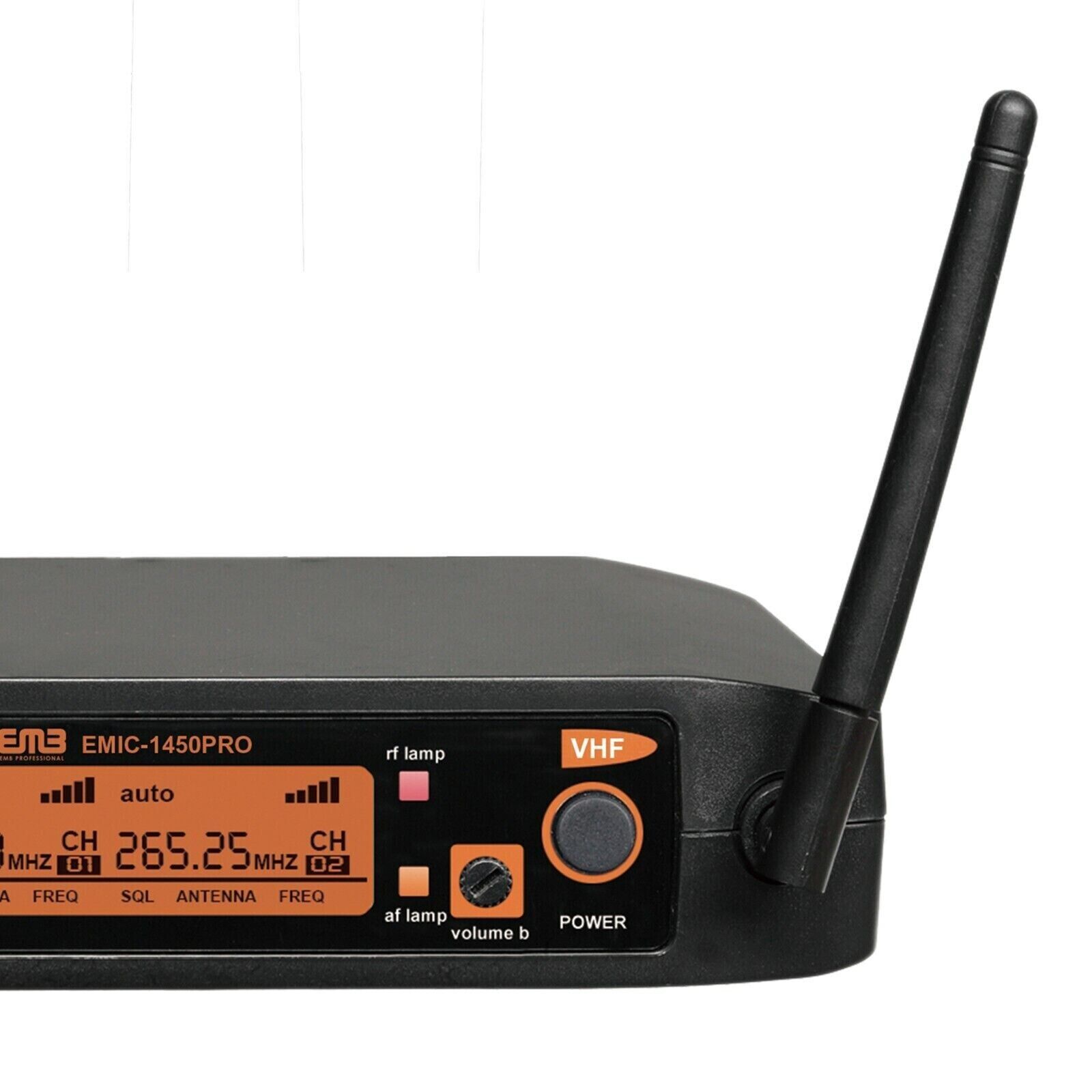 Dual Handheld Wireless Microphone System for Karaoke