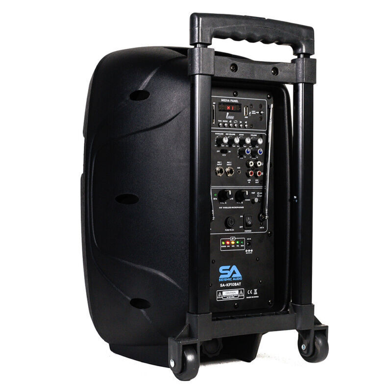 10" Bluetooth DJ Karaoke Speaker Set with LED Lights