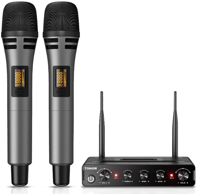 TONOR UHF Wireless Karaoke Handheld Microphone System