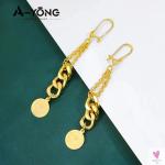 Elegant Gold Coin Necklace Set for Women