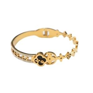18K Gold Plated Four Leaf Clover Bracelet